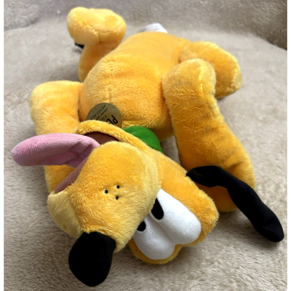 Disney Store Genuine Original Authentic Large Pluto Plush 16” Stuffed Animal - Picture 8 of 11